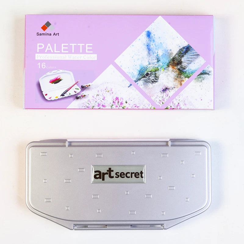 ArtSecret WCS-16 High Quality 16 Wells Watercolor Acrylic Color Pallette For Watercolor Painting Art Tools Supplies    Home Decor Supply | Online Retail | ShoreShopper.com