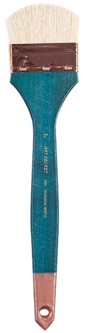 ArtSecret Paint-Brush Bristle Blue Handle Stainless Ferrule Scrubbing Art Painting Tool For Professional Painter 4504    Home Decor Supply | Online Retail | ShoreShopper.com