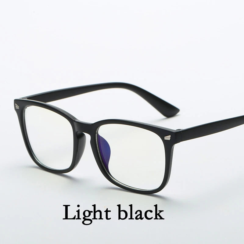Fashion unisex Square glasses plain glasses full frame glasses for men and women radiation protection Optical glasses - ShoreCo.Shop