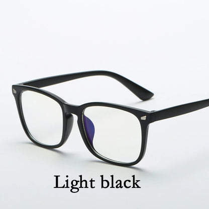 Fashion unisex Square glasses plain glasses full frame glasses for men and women radiation protection Optical glasses - ShoreCo.Shop