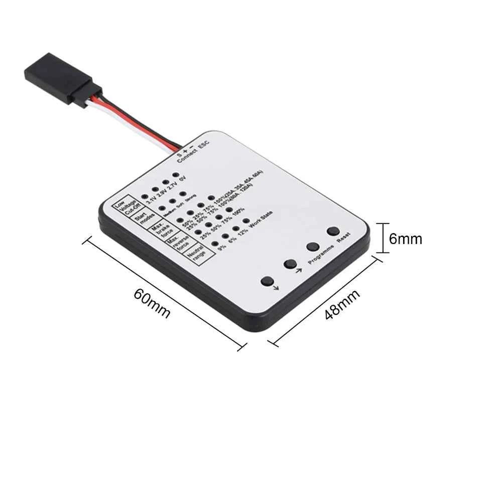 RC Car Program Card SURPASS HOBBY LED Programming Card for RC Car 25A/35A/45A/60A/80A/120A/150A Brushless ESC