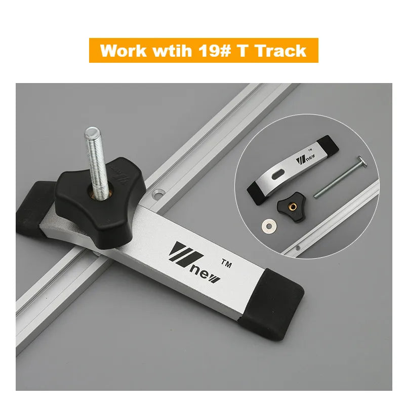 T Track Slider M8 T Screw M8 Nut Saw Table Acting Hold Down Clamp for T-Slot T-Track Woodworking  DIY Tools    Home Decor Supply | Online Retail | ShoreShopper.com
