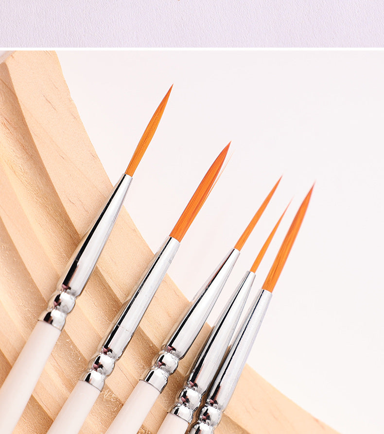 Artist Paint Brush 6 Pcs Set Thin Pen Extra Long Fine Point Liner Tip #000#00#0#1#2#3, Scale Models Nail Acrylic Oil Watercolor    Home Decor Supply | Online Retail | ShoreShopper.com
