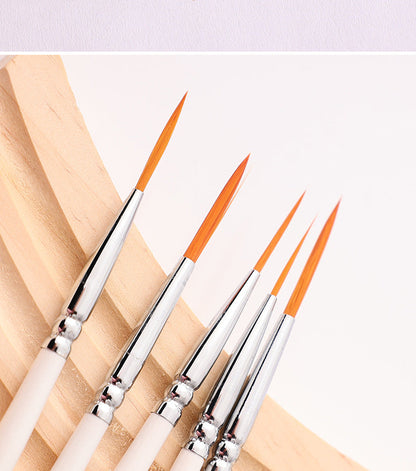 Artist Paint Brush 6 Pcs Set Thin Pen Extra Long Fine Point Liner Tip #000#00#0#1#2#3, Scale Models Nail Acrylic Oil Watercolor    Home Decor Supply | Online Retail | ShoreShopper.com