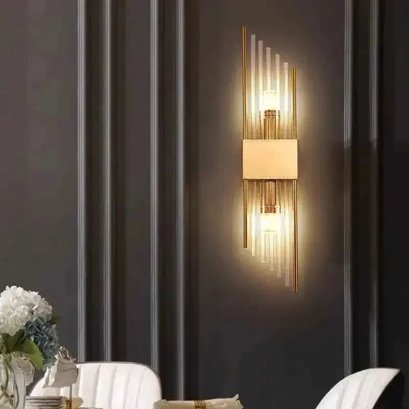 Modern LED Crystal Wall Sconce - Luxury Indoor Decorative Lighting - ShoreCo.Shop