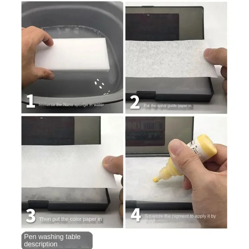Water-based Paint Set Hand-painting Wet Palette Coloring Tool Pigment Toning Moisturizing Box for  Tools Hobby DIY    Home Decor Supply | Online Retail | ShoreShopper.com