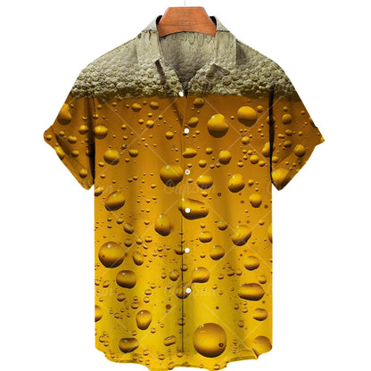 Men's Shirts Beer Shirts For Men Fashion Hawaiian Shirt Casual Vocation Beach Blouses Holiday Blouse Mens Clothing Camisa Summer    Home Decor Supply | Online Retail | ShoreShopper.com