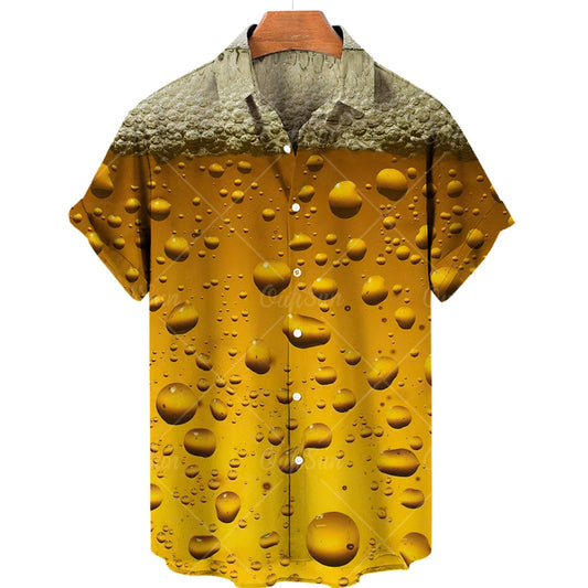 Men's Shirts Beer Shirts For Men Fashion Hawaiian Shirt Casual Vocation Beach Blouses Holiday Blouse Mens Clothing Camisa Summer    Home Decor Supply | Online Retail | ShoreShopper.com