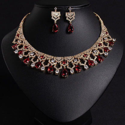 Exquisite Appeal Women High Jewelry Set 2 Piece Necklace Earrings Dress Accessories for Festive Wedding Prom Host Gift 2026    Home Decor Supply | Online Retail | ShoreShopper.com