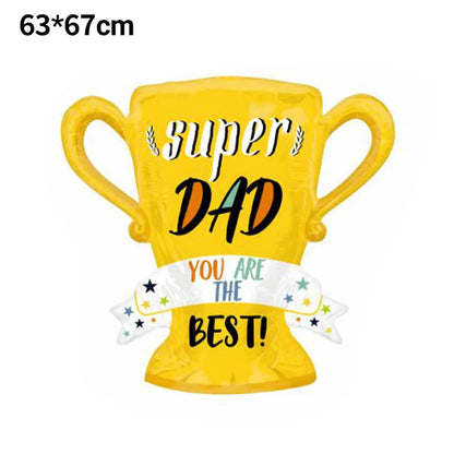 1set Large Best Dad Trophy Foil Balloons Spanish Father's Day Trophy Balloons Father's Day Party Decorations Dad Favorat Gifts    Your Coastal Marketplace | Shoreshopper.com