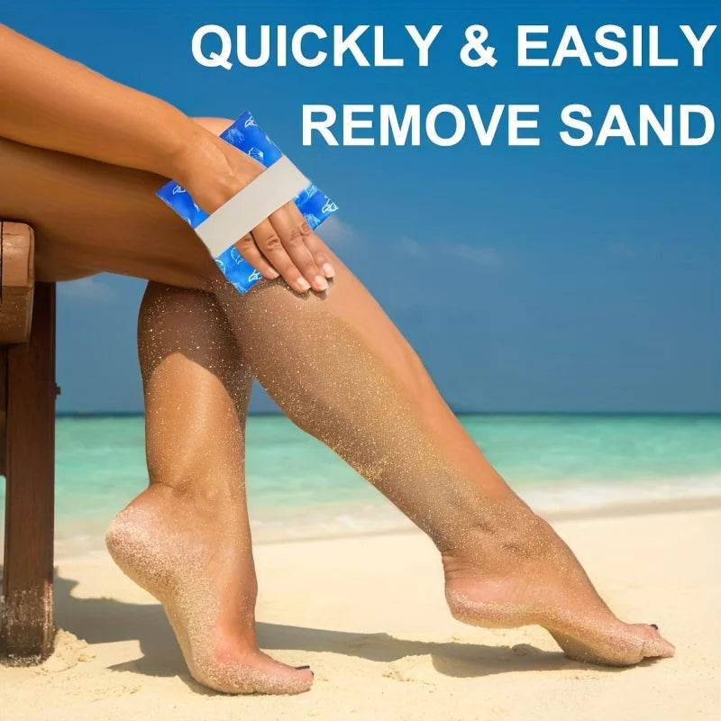 Beach Vacation Essentials Sand Remover Bag Magic Sand Wipe Off Mitt Travel Must Haves for Surfing Swimming Camping Gadgets    Your Coastal Marketplace | Shoreshopper.com
