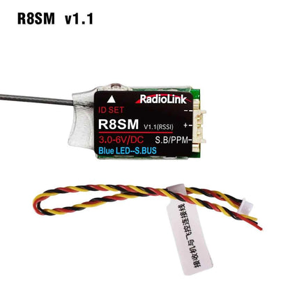 RadioLink RC Receiver R8FGH R8FG R8EF R8FM R8SM R8XM R7FG R6F R4FGM 2.4G Receiver for RC Transmitter RC8X/T8FB/T8S/RC6GS/RC4GS