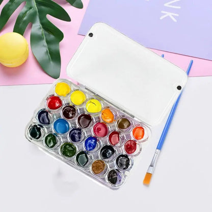 Art Supplies 24 Grids Mini Watercolor Palette Transparent Empty Watercolor Paint Tray Sealed Acrylic Paint Box Student Outing    Home Decor Supply | Online Retail | ShoreShopper.com