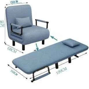 Modern folding sofa bed apartment small apartment simple single and double folding sofa with armrest