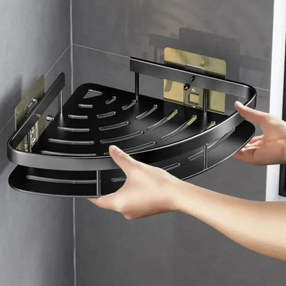 Bathroom Shelf Aluminum Alloy Shampoo Rack Makeup Storage Organizer Shower Shelf Bathroom Accessories No Drill Wall Corner Shelf    Home Decor Supply | Online Retail | ShoreShopper.com