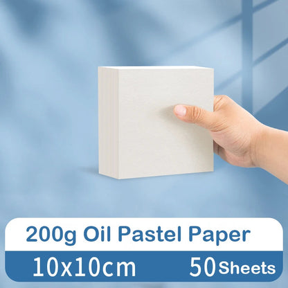 50 Sheets Art Supplies Oil Pastel Paper 200gsm Chalk Coloring Crayons Painting Books Acid Free Natural Colortones Drawing    Home Decor Supply | Online Retail | ShoreShopper.com