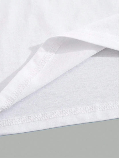 Paris Romantic City Letter Graphic Print Tees Men T-Shirt Summer Loose Clothing Loose Cotton Oversize Tshirt Street Soft Tops    Home Decor Supply | Online Retail | ShoreShopper.com