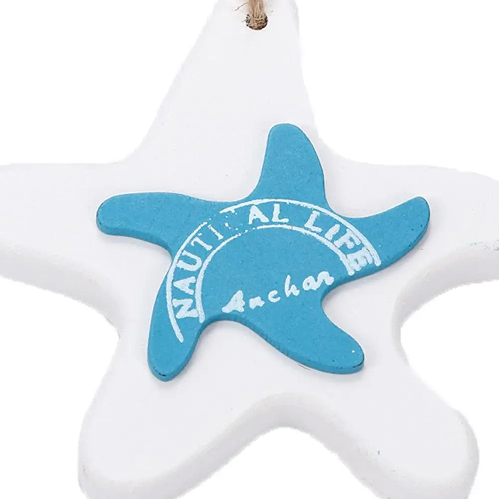 Mediterranean Style Marine Pendant Curtain Pendant Hanging Decor Starfish String Fish Nautical Decor Fish Skewer Crafts Pendant    Your Coastal Marketplace | Shoreshopper.com