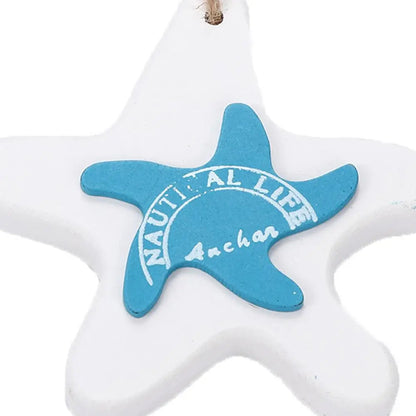 Mediterranean Style Marine Pendant Curtain Pendant Hanging Decor Starfish String Fish Nautical Decor Fish Skewer Crafts Pendant    Your Coastal Marketplace | Shoreshopper.com