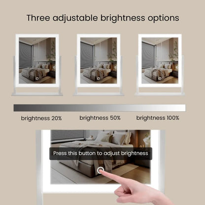 Lighted led Makeup Mirror Hollywood Mirror Vanity Makeup Mirror with Lights    Home Decor Supply | Online Retail | ShoreShopper.com
