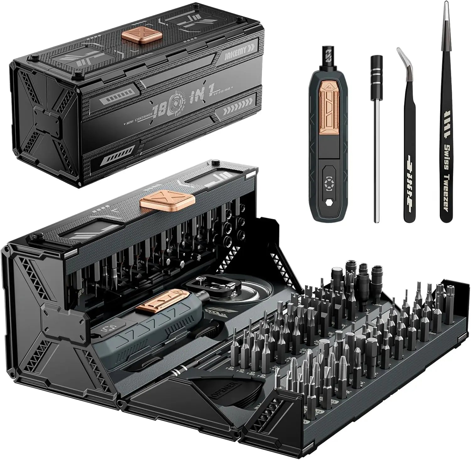 Professional 160-Bit Magnetic Screwdriver Set, 21 Precision Types for Laptop Watch Xbox Console Glasses Doorbell DIY Electronics    Home Decor Supply | Online Retail | ShoreShopper.com