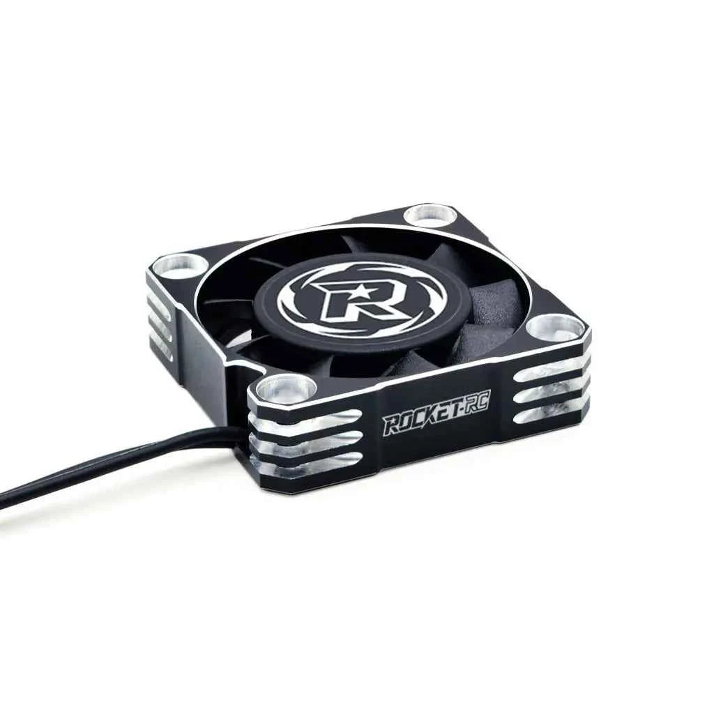 ROCKET-RC 25/30/35/40/50mm V2 Metal Cooling Fan 32000/28000/21000/16000/10000RPM for 1/8 1/10 1/12 RC Car 540/550/3650 Motor ESC