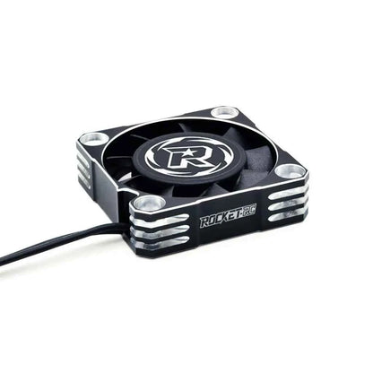 ROCKET-RC 25/30/35/40/50mm V2 Metal Cooling Fan 32000/28000/21000/16000/10000RPM for 1/8 1/10 1/12 RC Car 540/550/3650 Motor ESC