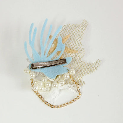Mermaid Themed Hair Accessories, Artificial Crystal Shell, Starfish and Coral Decor, Perfect for Beachside & Party Decoration    Your Coastal Marketplace | Shoreshopper.com