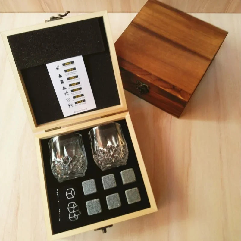 Father's Day Gift Whiskey Ice Stone Wine Glass Set Whiskey Glass for Men Fathers Husband Birthday Party Retirement Gift    Your Coastal Marketplace | Shoreshopper.com