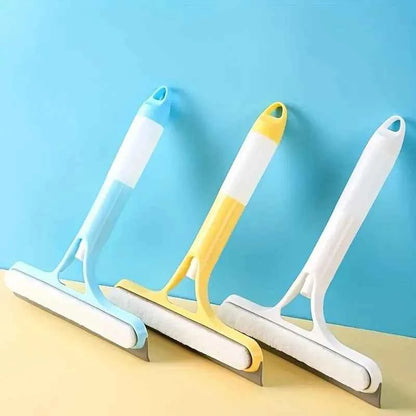 Household multi-function glass cleaning mirror with watering can 3-in-1 glass scraper window scraper