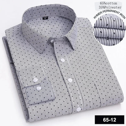 New in shirt long-sleeve shirts for men slim fit formal plian shirt single pocket office clothes soft plaid cotton designer tops    Home Decor Supply | Online Retail | ShoreShopper.com