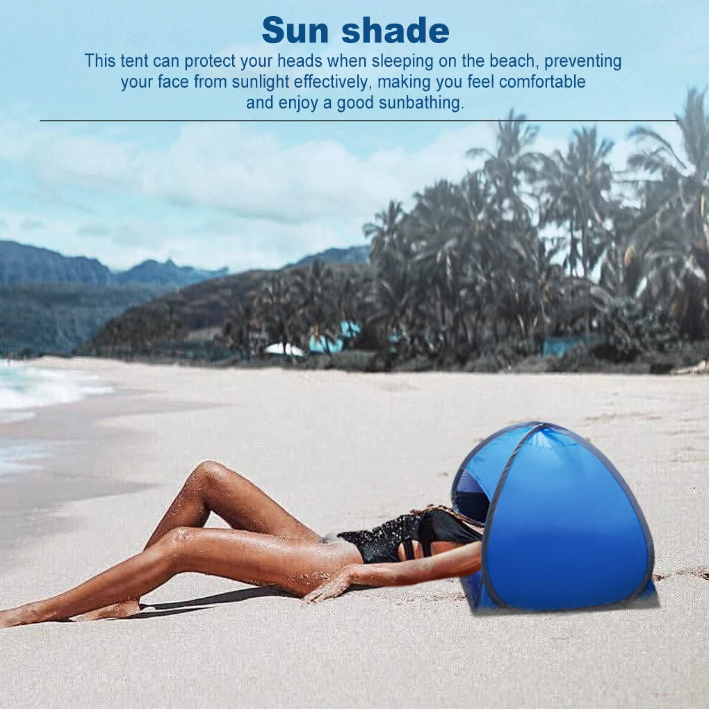 Hot Sale Quick Automatic Beach Tent Outdoor Beach Shade Sun Shelter Tent UPF50+ Portable Beach Canopy For Camping Fishing    Your Coastal Marketplace | Shoreshopper.com