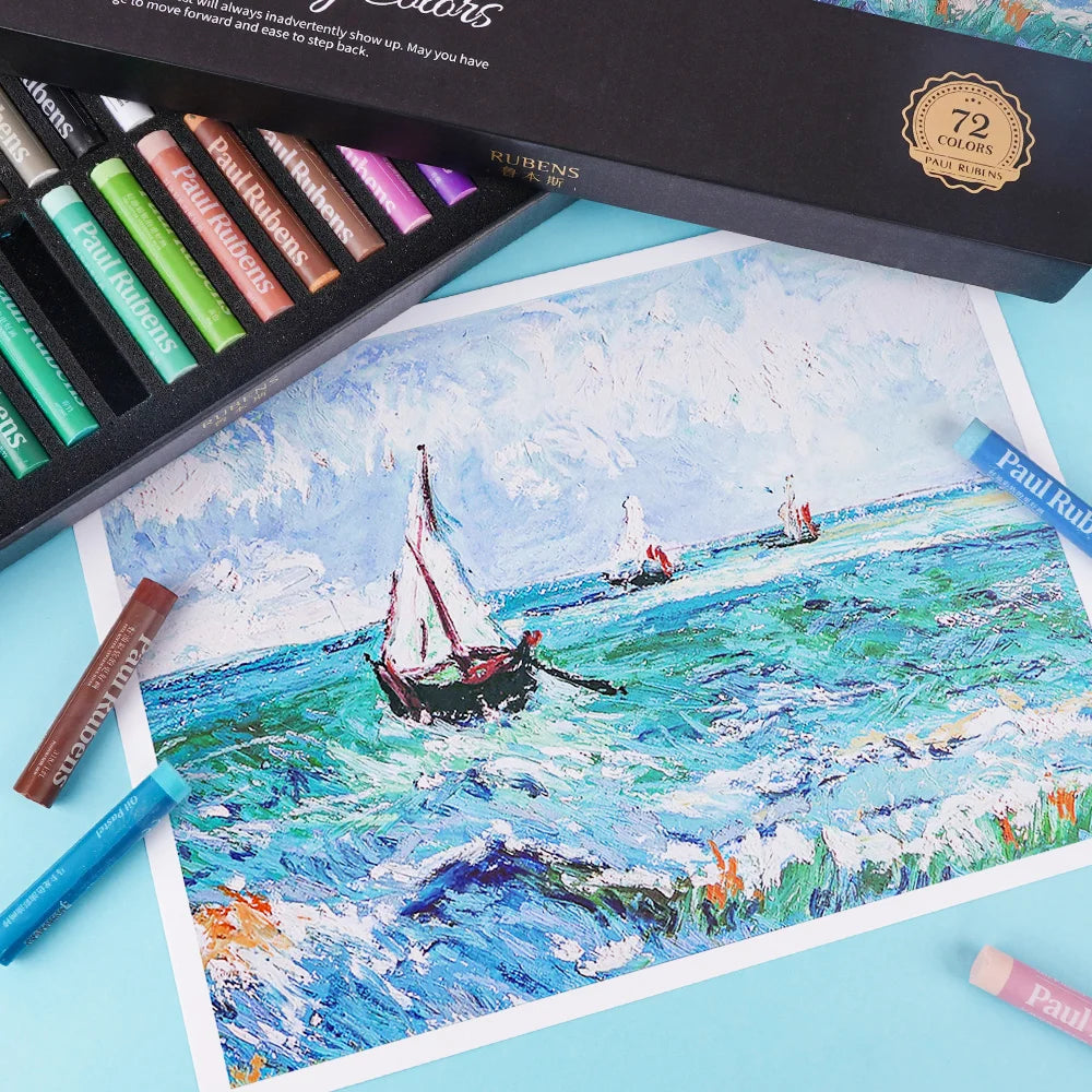 Paul Rubens Oil Pastels Professional Soft Oil Pastels for Artists, Beginners, Students, Kids Art Supplies    Home Decor Supply | Online Retail | ShoreShopper.com