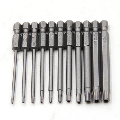 50-75-100mm Hollow Plum Blossom Extended S2 Bit Hexagon Handle Screwdriver Bit Screwdriver Tool Set    Home Decor Supply | Online Retail | ShoreShopper.com