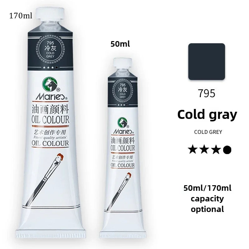 Marie's Oil Paint 170ML Oil Painting Art Creation Pigment Large Oil Paint Paint Single Commonly Used 24 Colors    Home Decor Supply | Online Retail | ShoreShopper.com