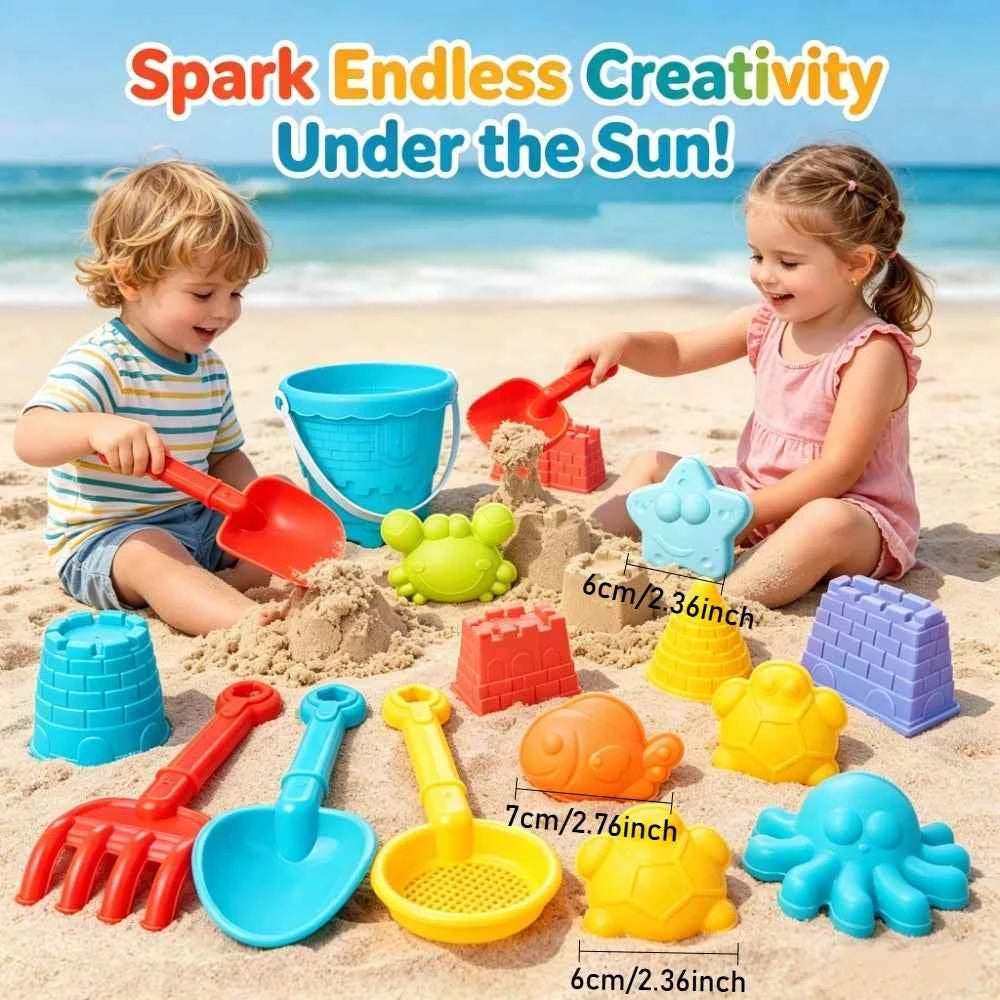 Children's Beach Toys, Sand Digging Tools, Shovels for Playing in Water, Parent-child Beach Buckets, Boys and Girls' Toys