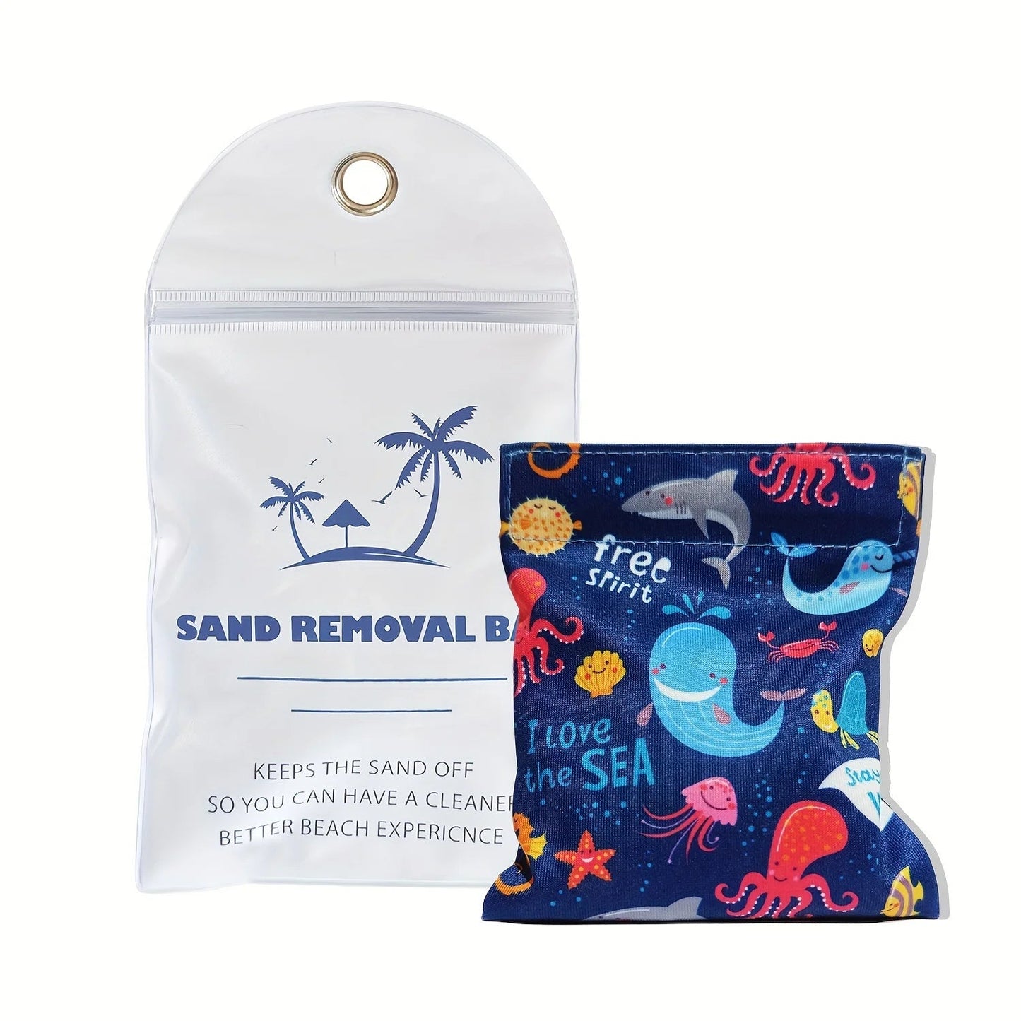 Beach Vacation Essentials Sand Remover Bag Magic Sand Wipe Off Mitt Travel Must Haves for Surfing Swimming Camping Gadgets    Your Coastal Marketplace | Shoreshopper.com