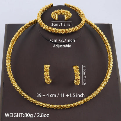 Necklace Bracelet Ring Earrings Jewelry Sets for Women, Elegant Charm Gift for Party Wedding, Sparkling Jewellery Woman Accessor    Home Decor Supply | Online Retail | ShoreShopper.com