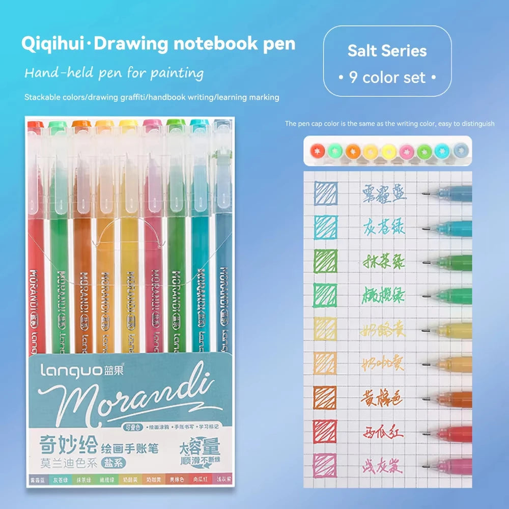 Languo 27-207 Colors Of One Set Drawing Handbook Pens Student DIY Graffiti Multi-Color Gel Pen Writing Marker Stationery    Home Decor Supply | Online Retail | ShoreShopper.com