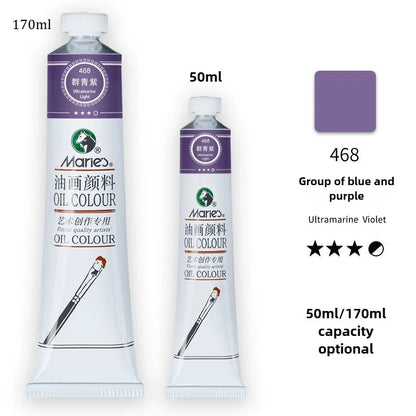 Marie's Oil Paint 170ML Oil Painting Art Creation Pigment Large Oil Paint Paint Single Commonly Used 24 Colors    Home Decor Supply | Online Retail | ShoreShopper.com