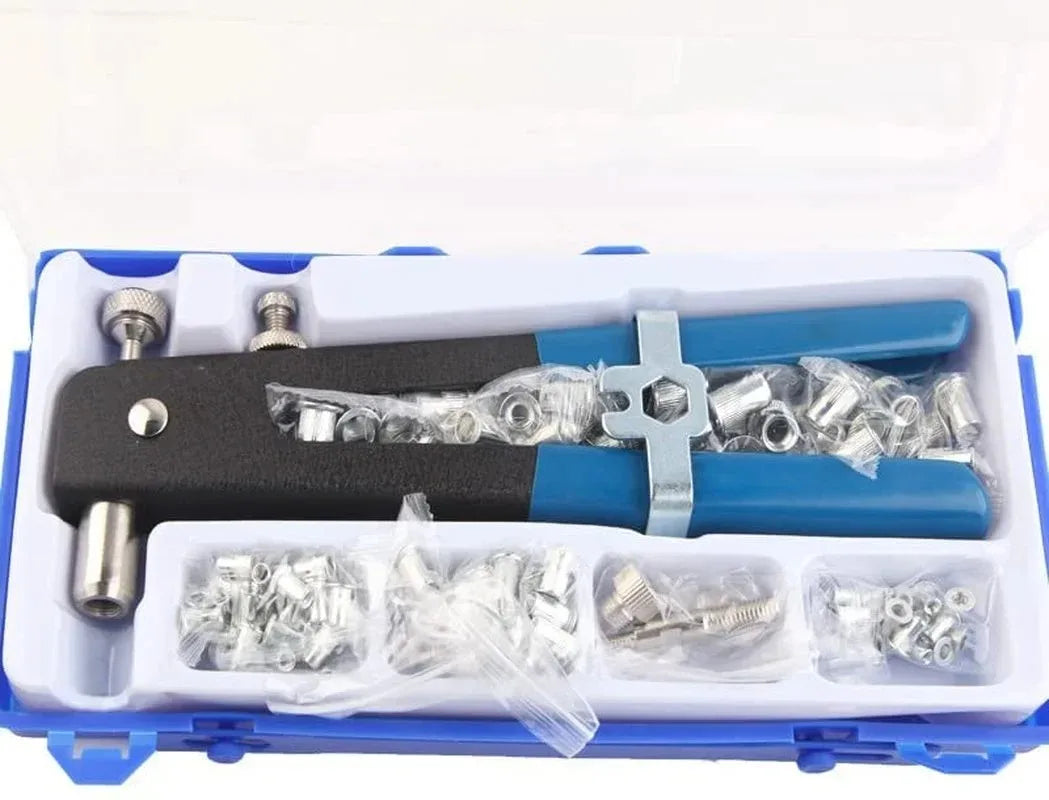 86pcs Heavy Duty Blind Rivet Nut Kit Set Riveter Tool Rivet Nut Gun Thread Hand Riveter Rivet Gun Threaded Insert Tool    Home Decor Supply | Online Retail | ShoreShopper.com