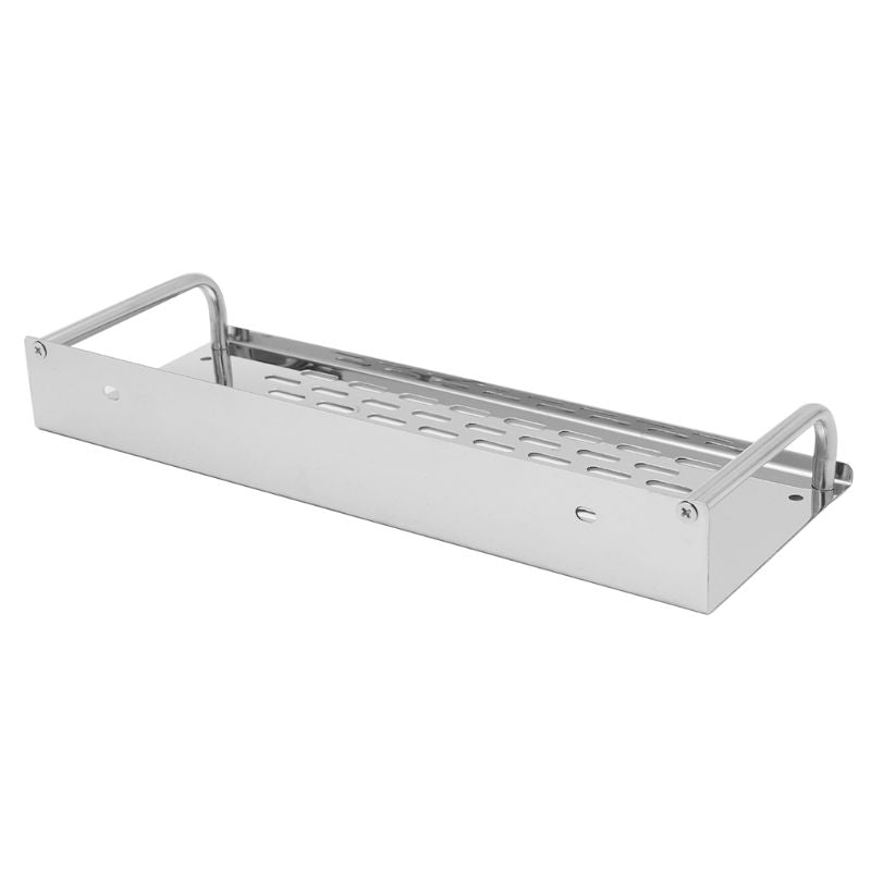 Stainless Steel Kitchen Bathroom Shelf Wall-mounted Storage Rack Single Layer    Home Decor Supply | Online Retail | ShoreShopper.com