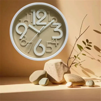 Children's Study Non-Ticking Wall Clock Luxury Silent Battery Operated Round Wall Clock for  Modern Simple Style Home Decor    Home Decor Supply | Online Retail | ShoreShopper.com