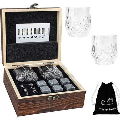 Father's Day Gift Whiskey Ice Stone Wine Glass Set Whiskey Glass for Men Fathers Husband Birthday Party Retirement Gift    Your Coastal Marketplace | Shoreshopper.com