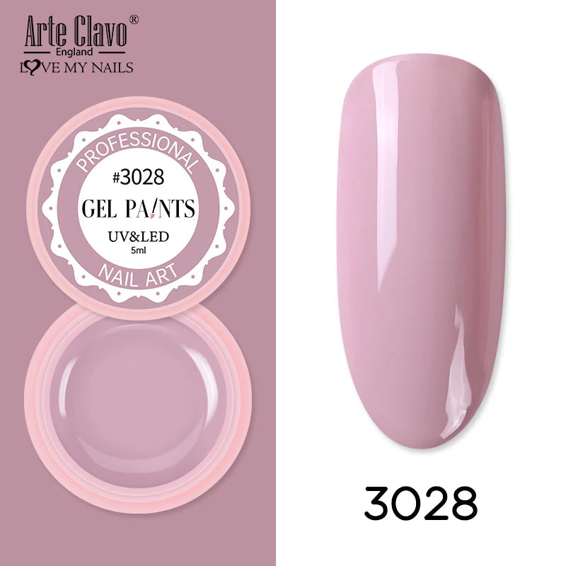 Arte Clavo Painting Gel 72 Colors 5ml Professional Nail Paint Color Gel Polish For Nail Art UV Gel Lacquer Gel Top Coat Manicure    Home Decor Supply | Online Retail | ShoreShopper.com