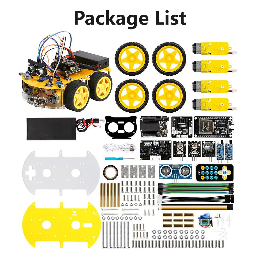 ESP32 Smart Robot Car Kit  Remote Control Car for Arduino Programming Project STEM Education Science Coding Kit - ShoreCo.Shop