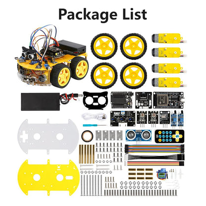 ESP32 Smart Robot Car Kit  Remote Control Car for Arduino Programming Project STEM Education Science Coding Kit - ShoreCo.Shop