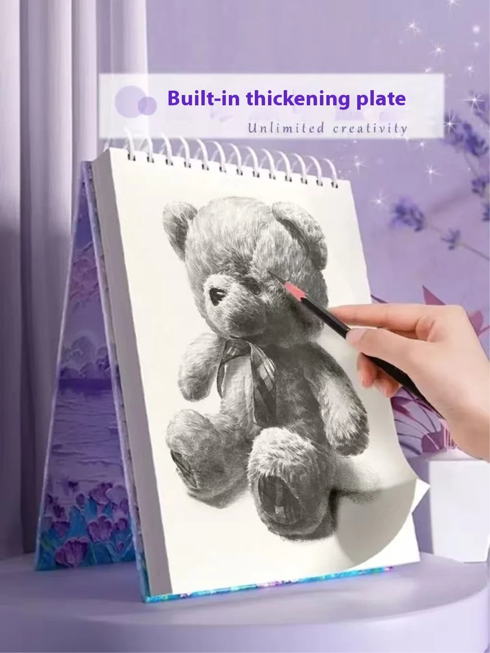 A4 Professional Sketchbook: Ultra-Thick Paper, 16K Painting Diary Notebook, Essential Art School Supplies, Ideal for Pencil Sket    Home Decor Supply | Online Retail | ShoreShopper.com