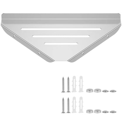 Wall Mount Shower Corner Shelf No-drill 304 Stainless Steel Corner Shampoo Body Wash Storage Organizer for Bathroom Glass Shelf    Home Decor Supply | Online Retail | ShoreShopper.com