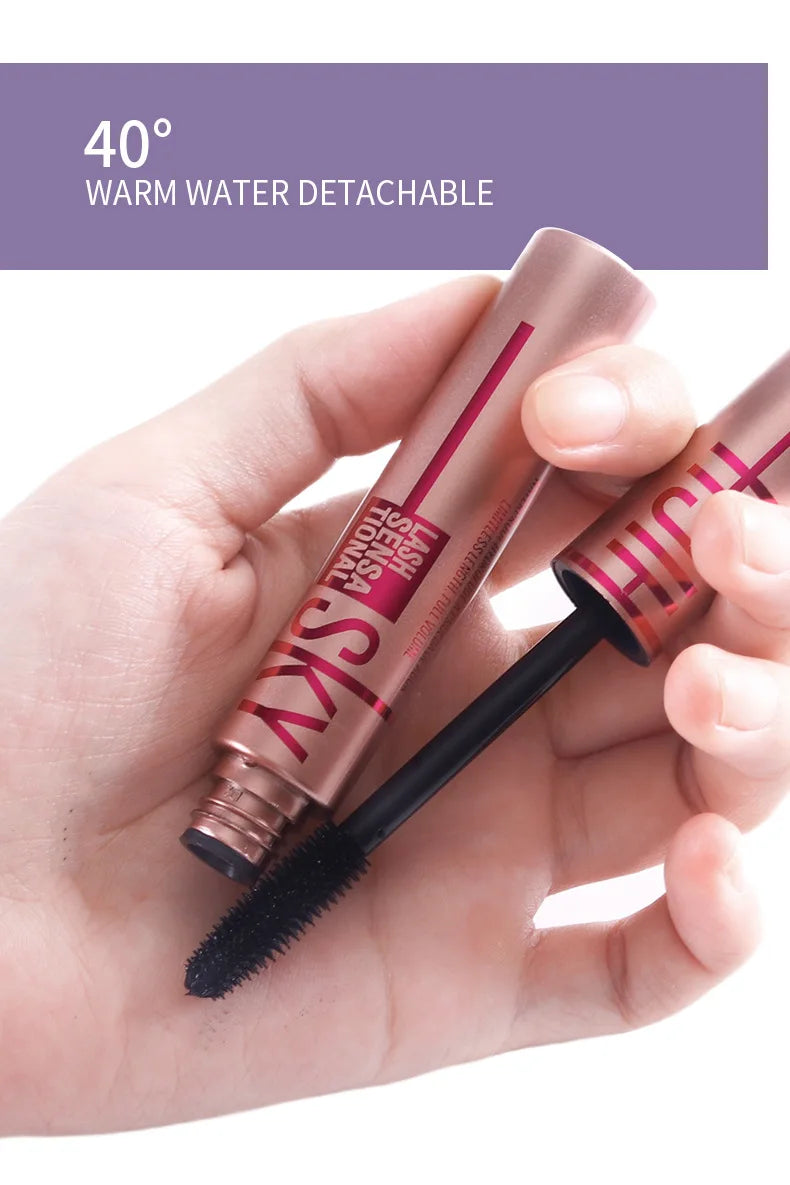 4D Mascara Lengthening Waterproof Thick Curling Lasting Eyelash Extension Black Mascara Natural Eyelash Enhance Cosmetics Makeup - ShoreCo.Shop